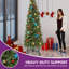 6ft Green Lighted Artificial Fir Christmas Tree
