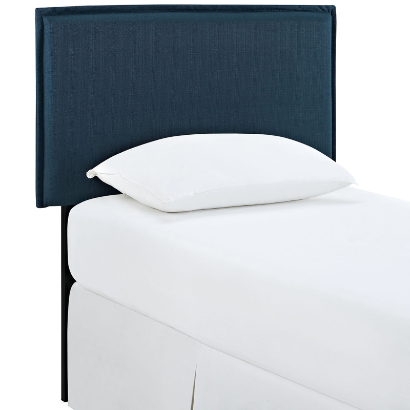 Camille Headboard, Polyester Blend Light Gray, Twin, Full/Double