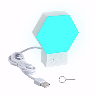 Lampe de table blanche 1,2 po Fitzsimons