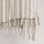 Jeté 100% coton ivoire / naturel Linna 50 po x 70 po Linna