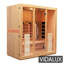 Metro Lane FAR Infrared Sauna with Remote Control in Hemlock