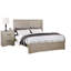 Rustic Style Eastern Bed 1Pc Two Panel Headboard Bedroom Furniture
