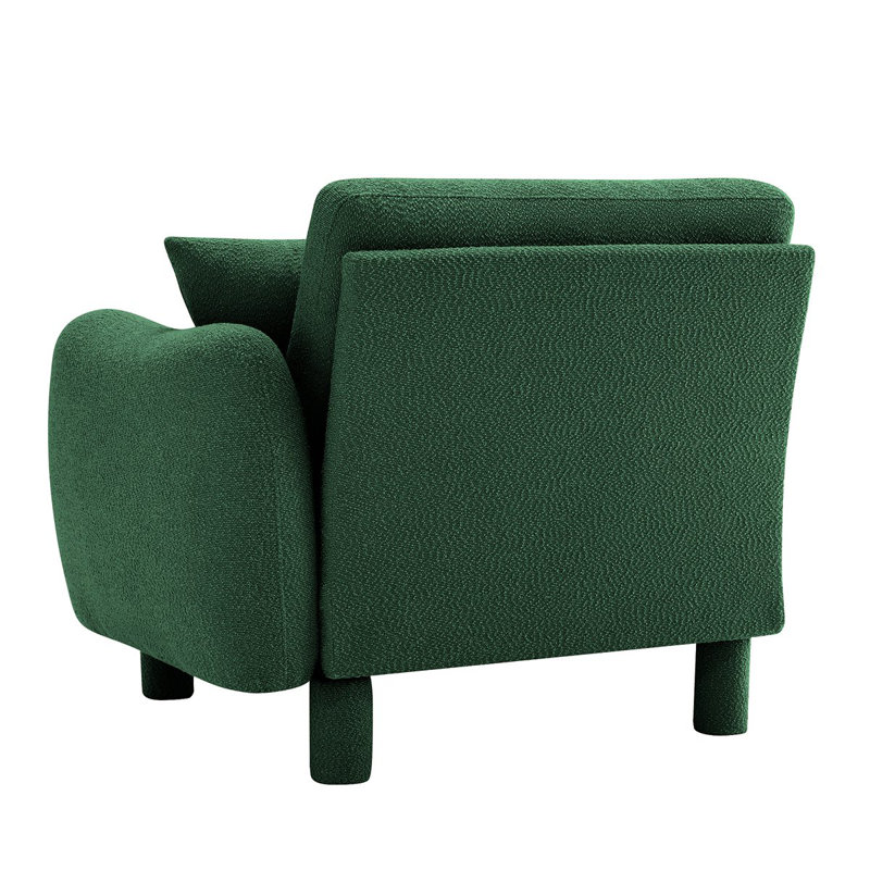Canapé avec coussin en polyester RSF, Polyester vert