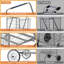 Panier pliant avec capacité de 374 lb, 26 po x 21 po, double panier, roues pivotantes à 360 degrés, roues arrière de 8,7 po, sac imperméable, épicerie, blanchisserie, gris