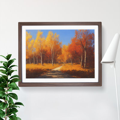 Blooming Autumn Forest - Framed Print