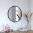 Nafne Wall Mount Shatterproof Round Accent Wall Mirror with Metal Frame-1398810197-1397083070