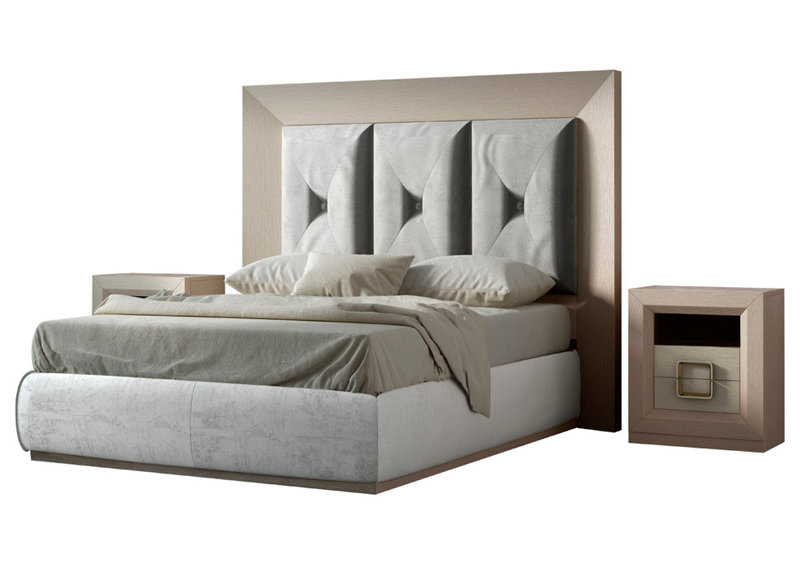 Klass 3 Piece Upholstered Bedroom Set, Queen
