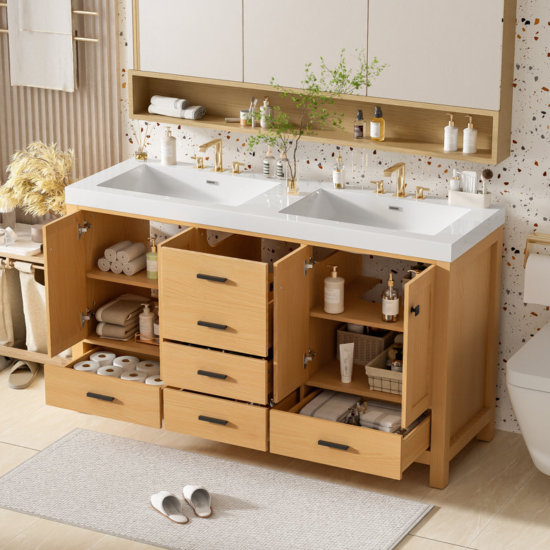 Meuble-lavabo 59,3 po Barris