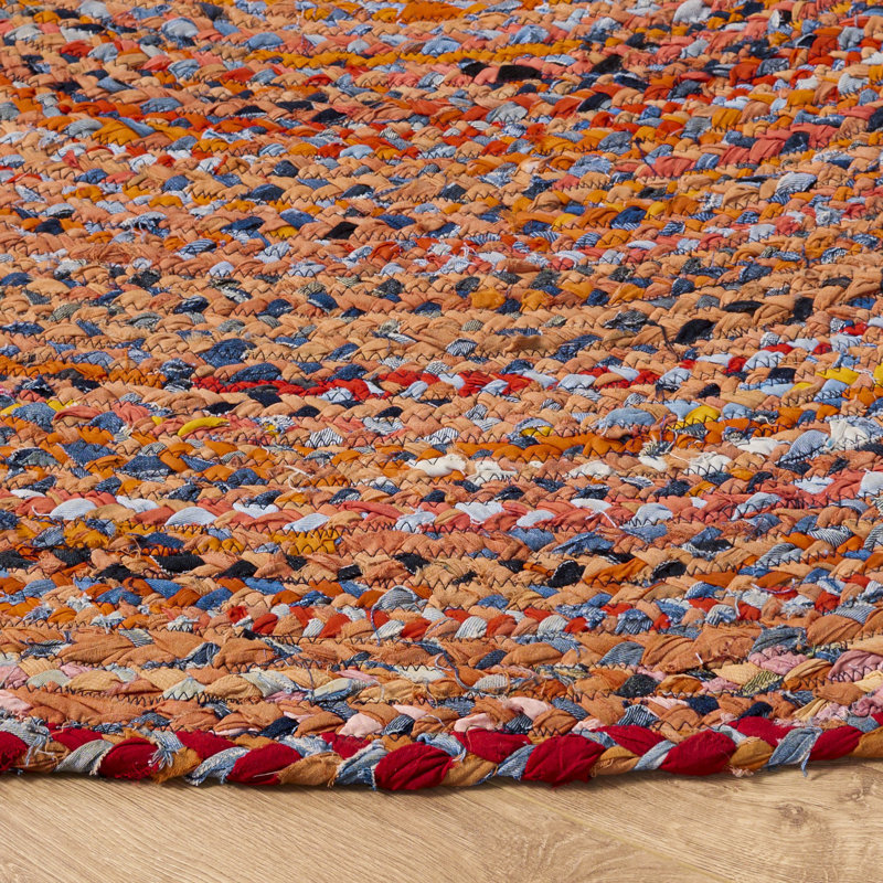 Tapis d'intérieur en coton tressé à la main, Round 6'