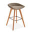 Leandra Outdoor Teak Bar Stool