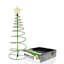 4 pi Arbre de Noël d'extérieur solaire en spirale avec lumières DEL-1502801906