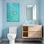 Paysages pittoresques et urbains nageant dans l'eau bleue claire d'en haut-869129167