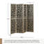 Cloison de séparation portative en bois à 4 panneaux Roundhill Furniture Aurra-114022540
