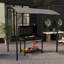 2m x 1.5m Metal Grill Gazebo