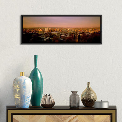 «Panoramic Washington», Spokane, Cliff Park, vue en plongée de bâtiments dans une ville, reproduction de photo sur toile