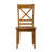 Iyad 5-piece Solid Wood Dining Set With Cross-back Chairs - Espresso-765515231