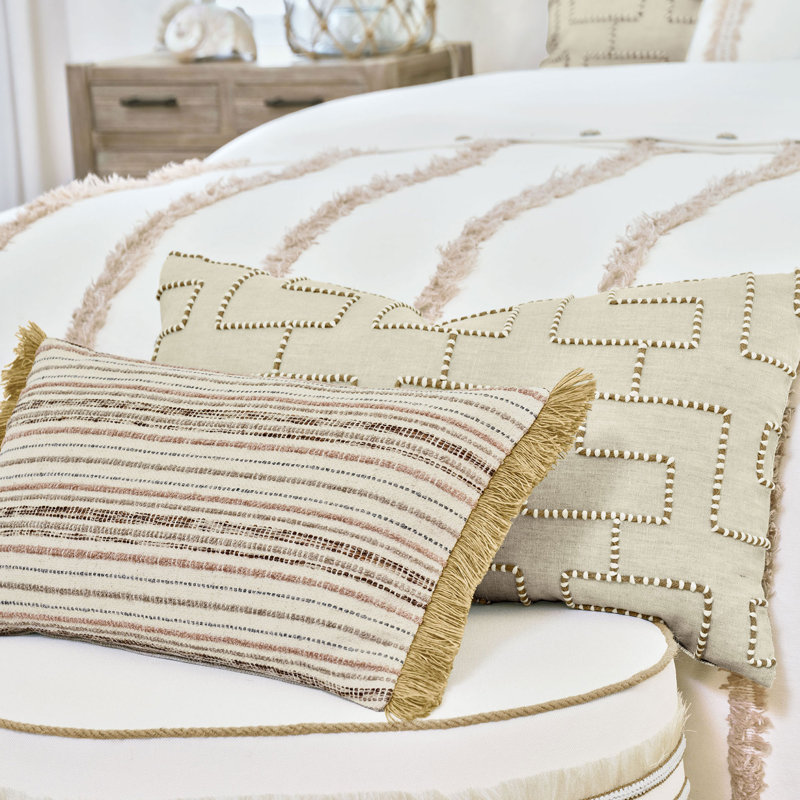 Wren Linen Lumbar Pillow Cover & Insert