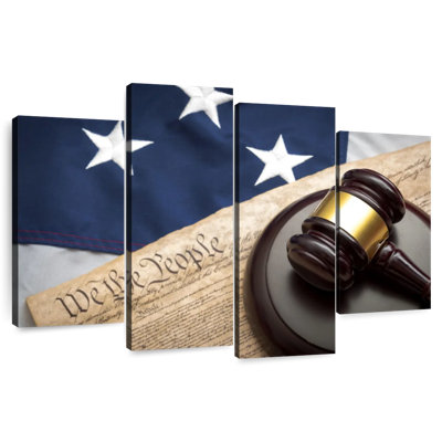 Drapeau américain Alcaraz Justice