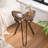 Butterfly-Shaped End Table