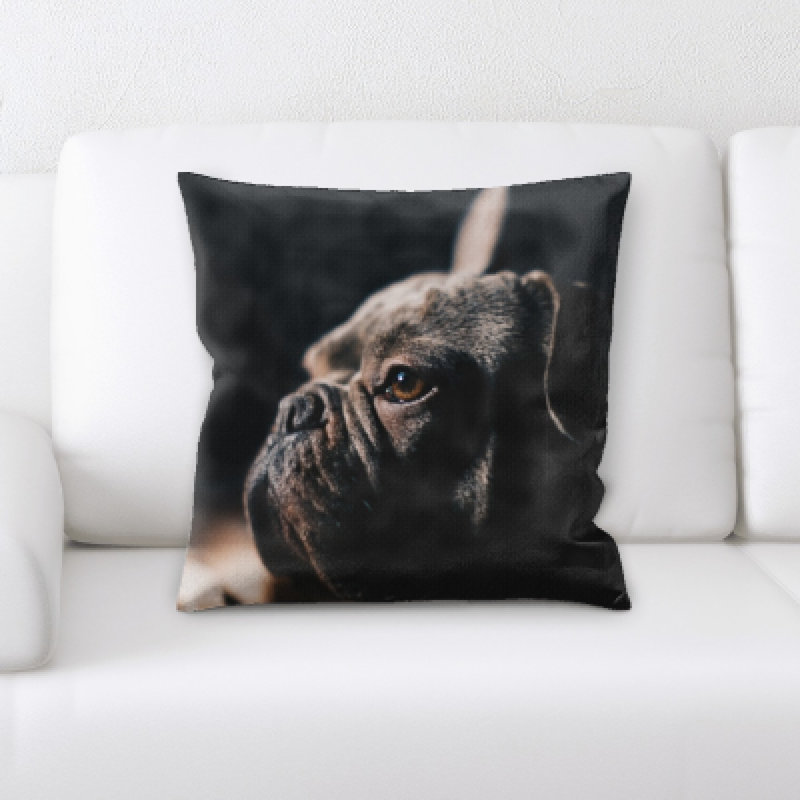 Microsuede Throw Pillow