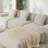 Boneless 113" Modular Sectional Sofa Filled With Foam-198871101