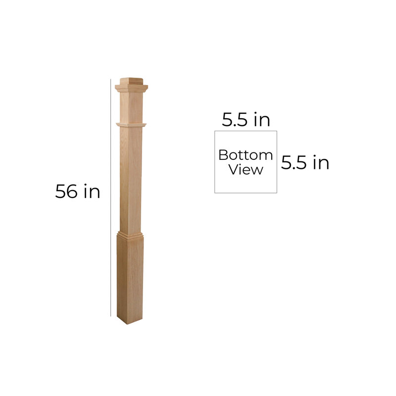 Poteau de 56 po Newel