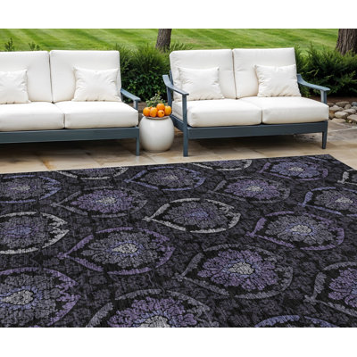 Tapis intérieur lavable 9 pi x 12 pi Medallion