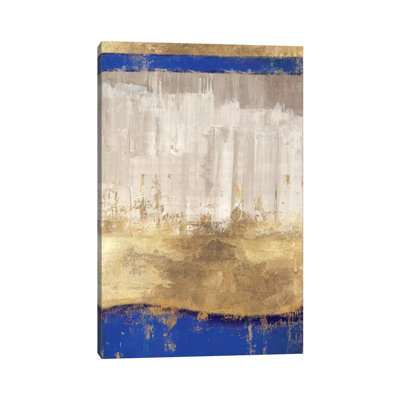 Indigo Abstract I - Wrapped Canvas Painting