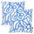 Blue/White Abstract