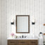 Miroir mural encadré couleur amande l 28 po x H 36 po Ove Decors