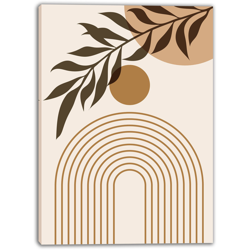 Art mural sur toile Earthy Arches, H 16 po x l 12 po x P 1 po