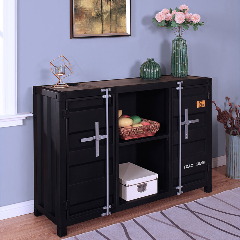Shant 46.25'' Console Table, Sand Black