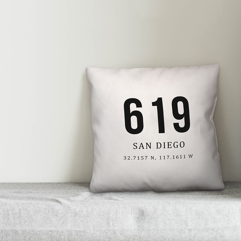 Outdoor Reversible Throw Pillow