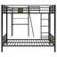 Lit superposé en L avec lit mezzanine avec bureau et tablette