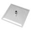 8" Square Rainfall Shower Head, Wall/Ceiling Mounted-118580315