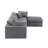 Kirstey Velvet L-Shaped Sectional Reversible-87141383