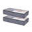 2-Pack Under Bed Storage Bins with Clear Lid - Large Stackable Shoe Organizer Box for Bedroom, Closet & Dorm Organization (90L)
