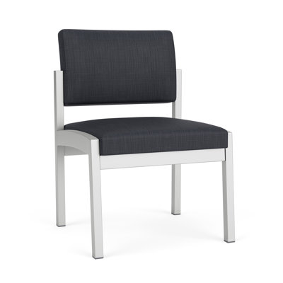 Lenox Steel Waiting Reception Armless Guest Chair Metal Frame
