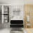 Carnetta Single Bathroom Vanity with Wood, Acrylic Top-1401989583