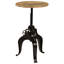 Goodwater Round Solid Wood Top Metal Base Dining Table-233498363-233498362
