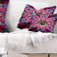 Coussin lombaire floral coloré floral