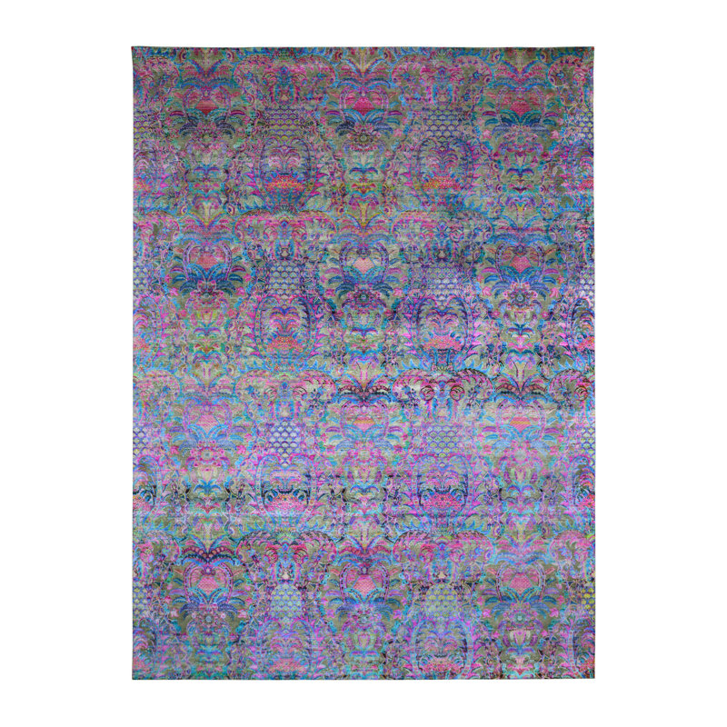 Floral Area Rug, Rectangle 10' x 14'