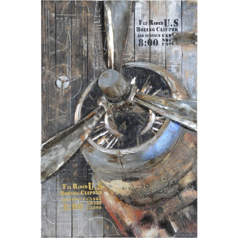 « Fly Rider », impression sur plaque
