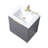 24'' Grey Modern Free-Standing Single Bathroom Vanity Set