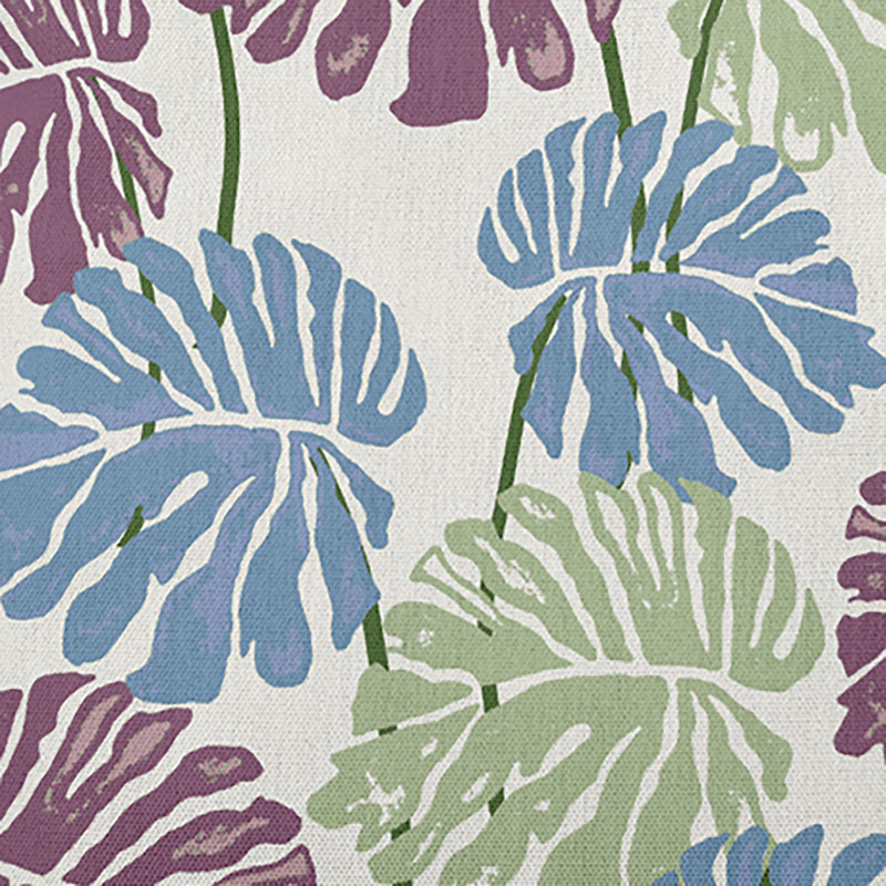 Coussin décoratif floral intérieur / extérieur en polyester, H 18 po x l 18 po, Square