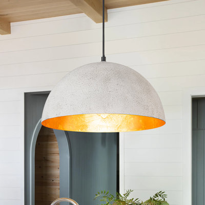 Industrial Oversized Large Metal Dome Pendant