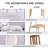 Ieso Stainless Steel Parsons Chair in White