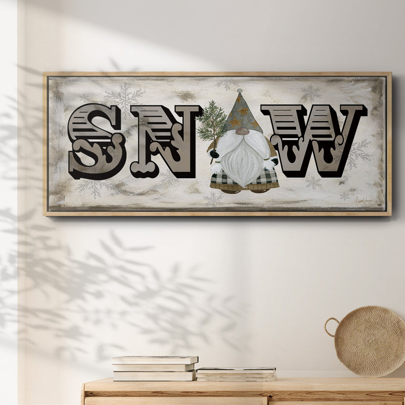 «Winter Wonderland Friend Snow», toile encadrée