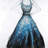 princess dress - 32"x32" art on canvas