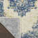 Burnie Oriental Blue/Ivory Area Rug